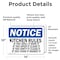 Signmission Kitchen Rules If You Spill It Wipe It If, 14 in W x Rectangle, Vinyl Decal OS-2PACK-NS-D-1014-L-13908 - alternate 2